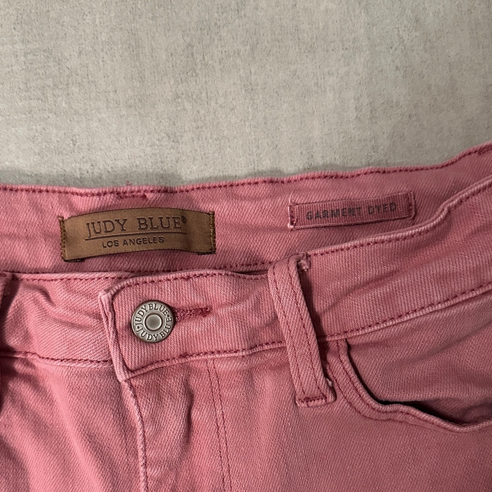 EUC WIRN x 1. Judy Blue Mauve Wide Leg Jeans - Picture 2 of 6